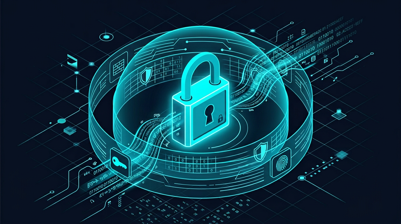 Cadenas numérique protégeant contre les cybermenaces