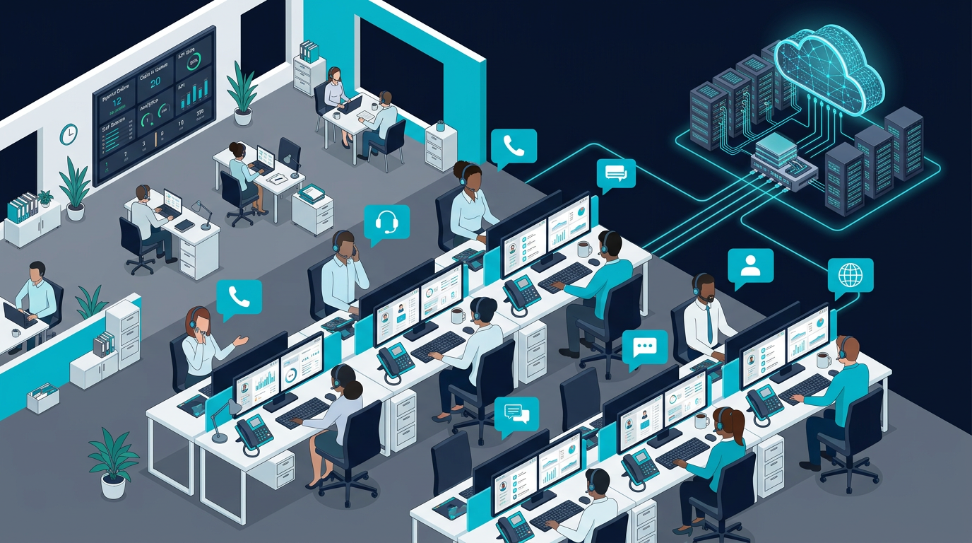 Plateforme UCaaS de communications unifiées pour entreprise